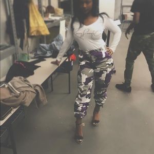 Purple Camo Pants